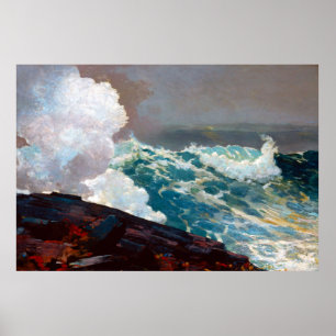 Northeaster van Winslow Homer 1895 Poster