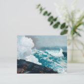 Northeaster Winslow Homer Briefkaart (Staand voorkant)