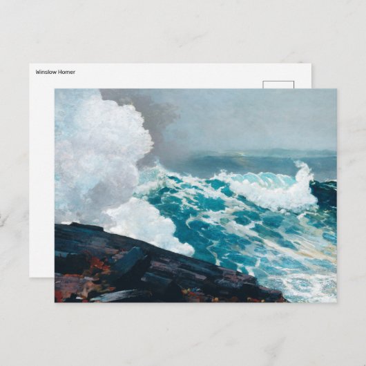 Northeaster Winslow Homer Briefkaart (Voorkant / Achterkant)