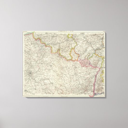 Northeastern Frankrijk Canvas Afdruk (Voorkant)