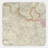 Northeastern Frankrijk Vierkante Sticker (Voorkant)