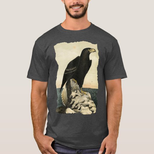 Northen Stellers Zee Eagle Bird of Prey Raptor T-shirt (Voorkant)