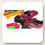 Northern Cardinal autumn Bier Onderzetter (Voorkant)