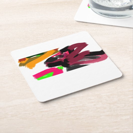  Northern Cardinal  autumn Kartonnen Onderzetters (Schuin)