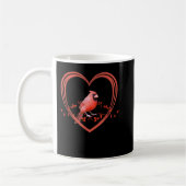 Northern Cardinal Bird in Heart Koffiemok (Links)