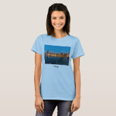 Northern Chicago Cityscape T-Shirt (Voorkant volledig)