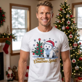 Northern Christmas Spirit & Canadian Christmas. T-shirt