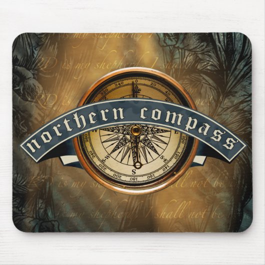 Northern Compass Mousepad Muismat (Voorkant)