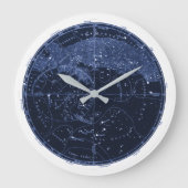 Northern Constellations Clock Grote Klok (Voorkant)