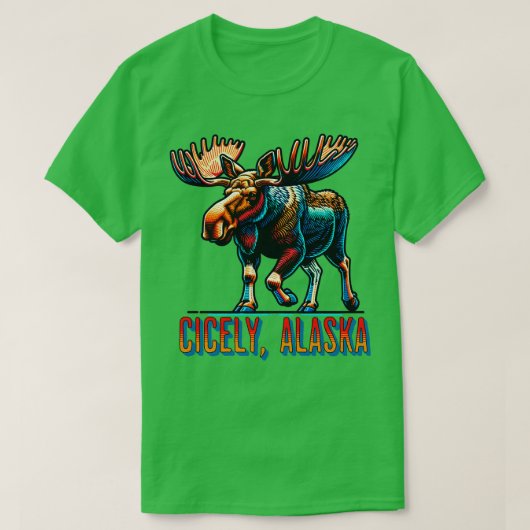 Northern Exposure Alaska Cicely T-shirt (Design voorkant)