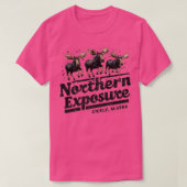 Northern Exposure Cicely Alaska Distressed Effect T-shirt (Design voorkant)