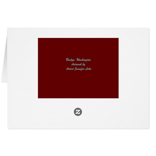 "Northern Exposure" ~ Roslyn, Washington (Achterkant Horizontaal)