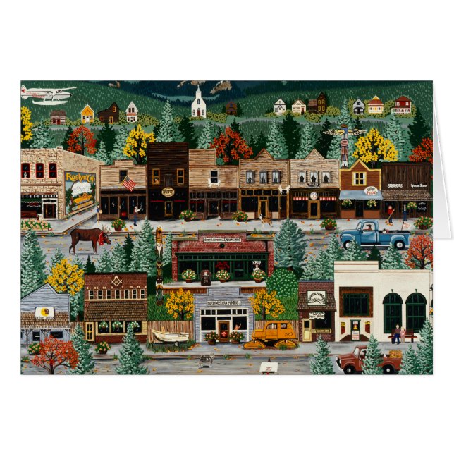 "Northern Exposure" ~ Roslyn, Washington (Voorkant Horizontaal)