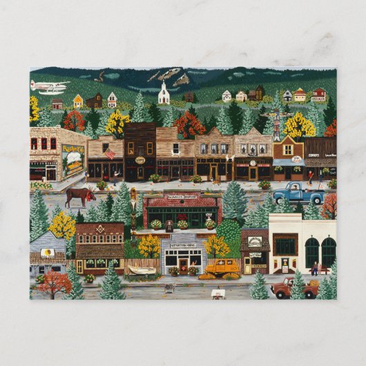 "Northern Exposure" ~ Roslyn, Washington Briefkaart (Voorkant)