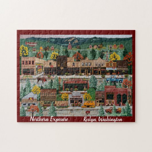 "Northern Exposure" ~ Roslyn, Washington Legpuzzel (Horizontaal)