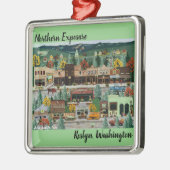 "Northern Exposure" ~ Roslyn, Washington Metalen Ornament (Links)