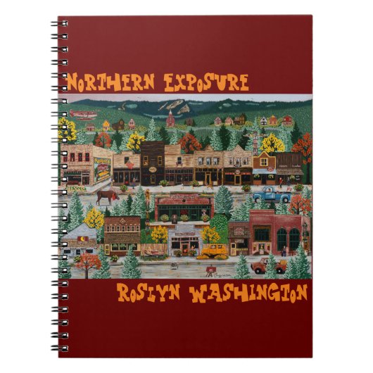 "Northern Exposure" ~ Roslyn, Washington Notitieboek (Voorkant)