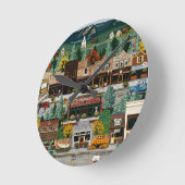 "Northern Exposure" ~ Roslyn, Washington Ronde Klok (Hoek)