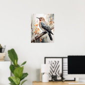 Northern Flicker Bird Art Print Poster (Thuiskantoor)