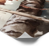 Northern Flicker Bird Art Print Poster (Hoek)