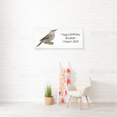 Northern flicker bird cartoon illustration spandoek (Insitu)