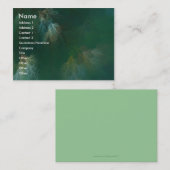 NORTHERN FOREST CANOPY VISITEKAARTJE (Voorkant / Achterkant)