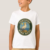 Northern Gannet  Badge T-shirt (Voorkant)