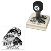 Northern Goshawk Rubberstempel (Gestempeld)