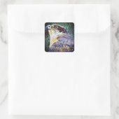 Northern Goshawk [Square Seal] Vierkante Sticker (Tas)