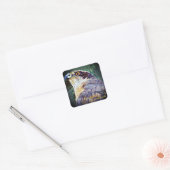 Northern Goshawk [Square Seal] Vierkante Sticker (Envelop)