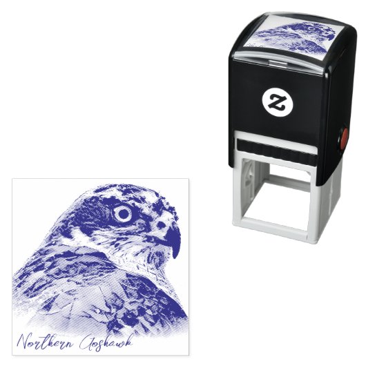 Northern Goshawk Zelfinktende Stempel (In situ)