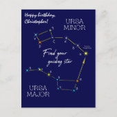 Northern Hemisphere Finding Polaris Star Briefkaart (Voorkant)