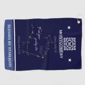 Northern Hemisphere Finding Polaris Star Golfhanddoek (Horizontaal)