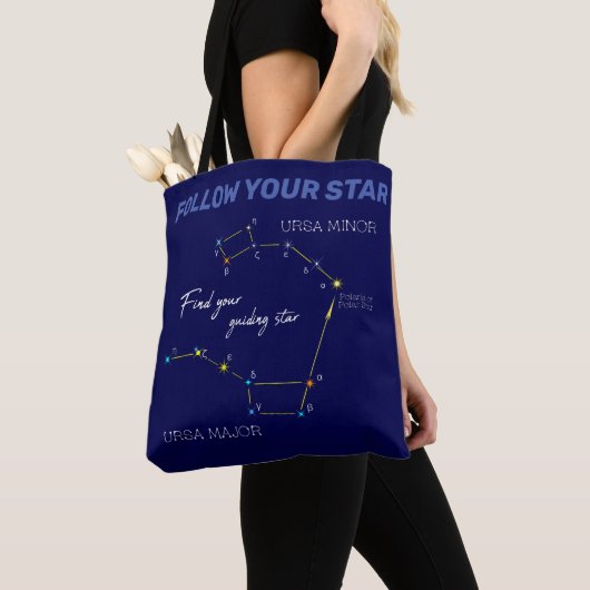 Northern Hemisphere Finding Polaris Star Tote Bag (Dichtbij)