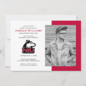 Northern Illinois Huskies | Afstuderen Aankondiging (Voorkant)