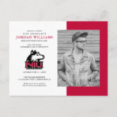 Northern Illinois Huskies | Afstuderen Aankondigingskaart (Voorkant)