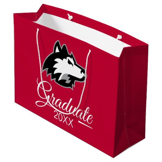 Northern Illinois Huskies | Afstuderen Groot Cadeauzakje (Achterkant Gekanteld)