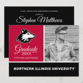 Northern Illinois Huskies | Afstuderen Kaart (Voorkant / Achterkant)