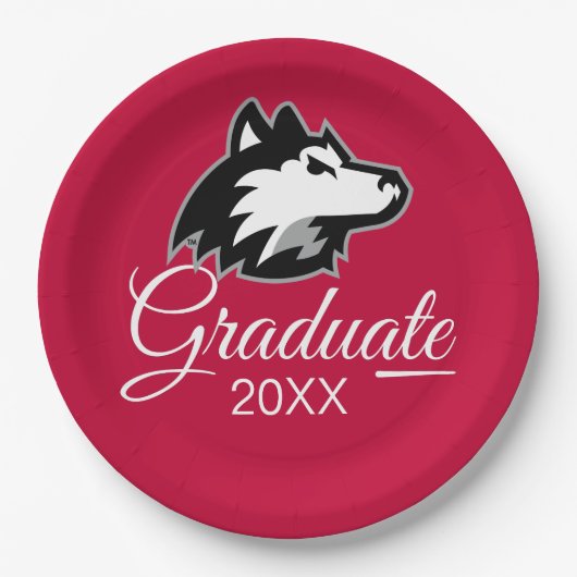 Northern Illinois Huskies | Afstuderen Papieren Bordje (Voorkant)