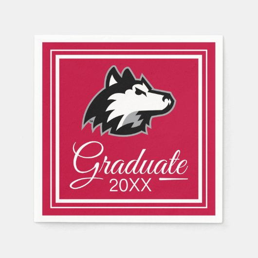 Northern Illinois Huskies | AFSTUDEREN Servet (Voorkant)