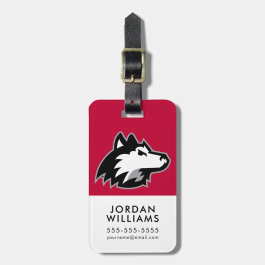 Northern Illinois Huskies Bagagelabel (Voorkant verticaal)