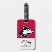 Northern Illinois Huskies Bagagelabel (Achterkant verticaal)