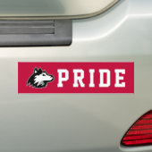 Northern Illinois Huskies Bumpersticker (Op auto)