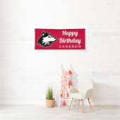 Northern Illinois Huskies | Geboortedag Spandoek (Insitu)