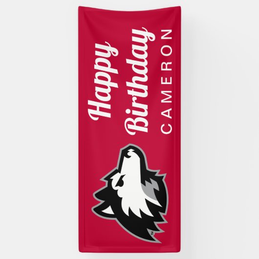 Northern Illinois Huskies | Geboortedag Spandoek (Verticaal)