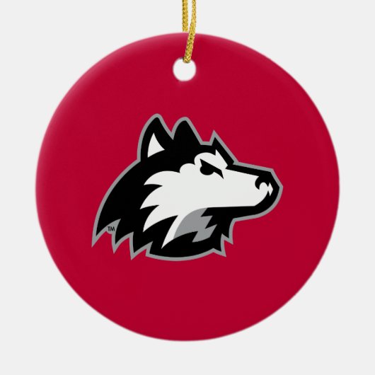 Northern Illinois Huskies Keramisch Ornament (Voorkant)