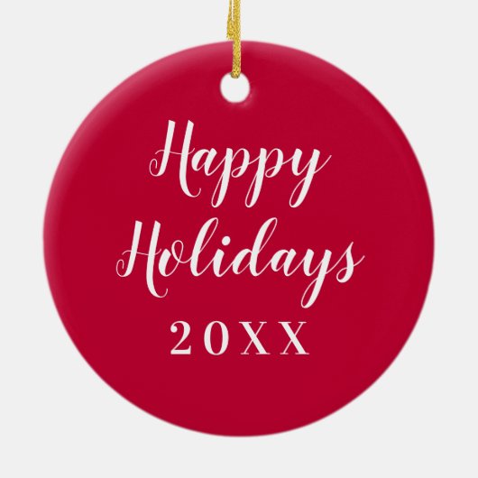 Northern Illinois Huskies Keramisch Ornament (Achterkant)