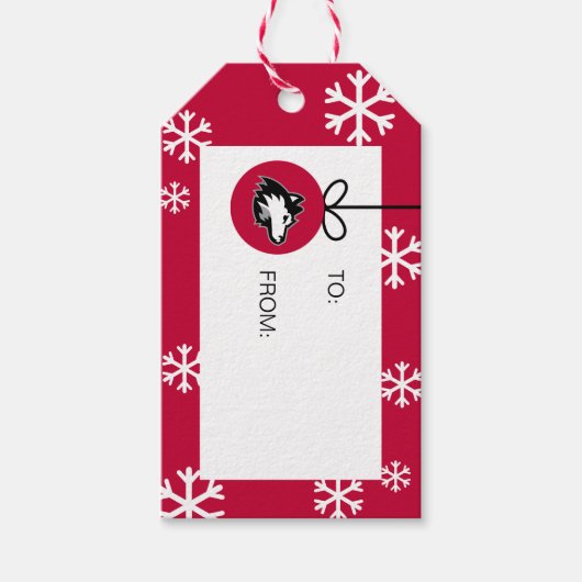 Northern Illinois Huskies | Kerstmis Cadeaulabel (Voorkant)