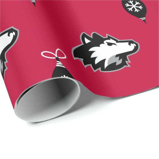 Northern Illinois Huskies | Kerstmis Cadeaupapier (Rol Hoek)