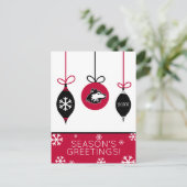 Northern Illinois Huskies | Kerstmis Feestdagenkaart (Staand voorkant)